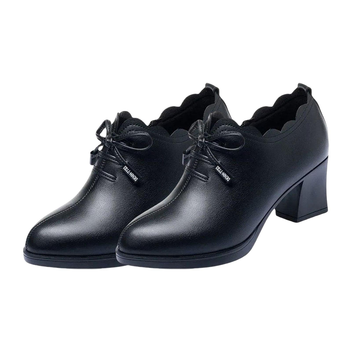 Maxbell Elegant Women Chunky Low Heel Shoes Casual Shoes Leisure Party Closed Toe 39