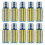 Maxbell DC 12V T10 3014 33SMD LED Bulbs Car Interior Dome Map Lights 10pc Warm White