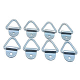 Maxbell 8Pcs Car Auto Pickups 2" Black Steel Tie-Down V-Ring Anchor Accessories