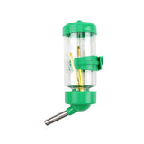 Maxbell Hanging Pet Automatic Water Feeder Parrot Hamster Cage Drinking Water Bottle Green