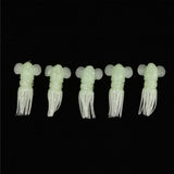 Max 5pcs Squid Baits Octopus Lures Soft Trolling Fishing Lures B