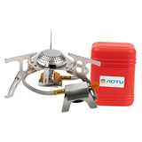 Maxbell Portable Camping Gas Stove Mini Cooker Gear for Fishing Cooking Camping