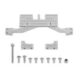 Maxbell For SCX10 RC Crawler Car Servo Mount Rear Axle Reinforcement Mount Silver