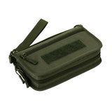 Maxbell Mens Wallet ID Card Passport Hand Bag 6" Mobile Phone Pouch Army Green