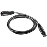 Max 2M/6.5ft DMX Stage Light Cable 3-Pin Signal XLR Male to 5-Pin Female Wire