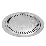 Maxbell Non Stick Barbecue Plate Grill Pan Round for Outdoor Camping Picnic Indoor
