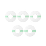 Maxbell 5 Pieces Adhesive Patches Waterproof Precut Sensor Cover for Running Cycling Round