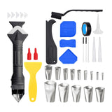 Maxbell 36x Caulking Tool Kit Caulking Nozzle Applicator Finishing Tool for Window