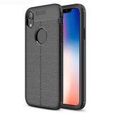 Maxbell Shockproof Silicone Bumper Phone Case Soft Cover For iPhone XR Black