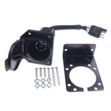 Maxbell Trailer Light Adapter Plug 4 ways Flat to 7 pin round for Accessory