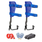 Maxbell Tree Climbing Spikes Safe Belt W/ Lanyard Vertical for Fruit Picking Camping 2 Gears