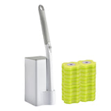 Maxbell Disposable Toilet Brush Cleaning Kit Cleaning System for Hotel Household 20 lemons
