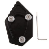 Maxbell Motorcycle kick Stand Pad Enlarger for Yamaha SMAX 250 300 400 Black