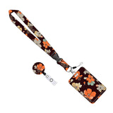 Maxbell ID Card Holder Lanyard with Clip Badge Holder for School Worker styleA