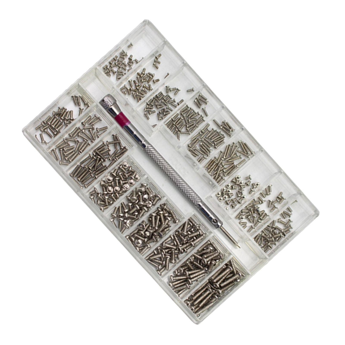 Maxbell Micro Screws Set Replacement Repair Tool Tiny for Watch Glasses Electronics Style A