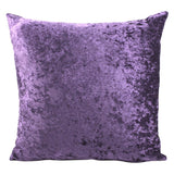 Max 60x60cm Square Short Plush Velvet Throw Cushion Cover For Sofa Bed Dark Purple - Aladdin Shoppers