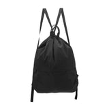 Maxbell Waterproof Sport String Drawstring Bag Pack Gym Tote Casual Backpack Black