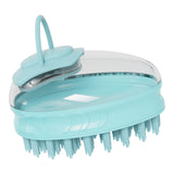 Maxbell Dog Grooming Brush Cat Bath Comb Massaging Remove Loose Undercoat Blue