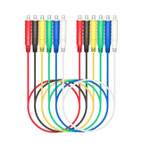 Maxbell 6Pcs Assorted Test Wires Test Leads 20AWG for Circuit Connection