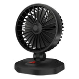 Maxbell Mini Car Cooling Fans USB Portable Personal for Sedan Office Desktop Single Head 24V