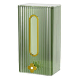 Maxbell Tissue Box Holder with Cover Self Adhesive Modern for Desktop Home Office Green and Golden