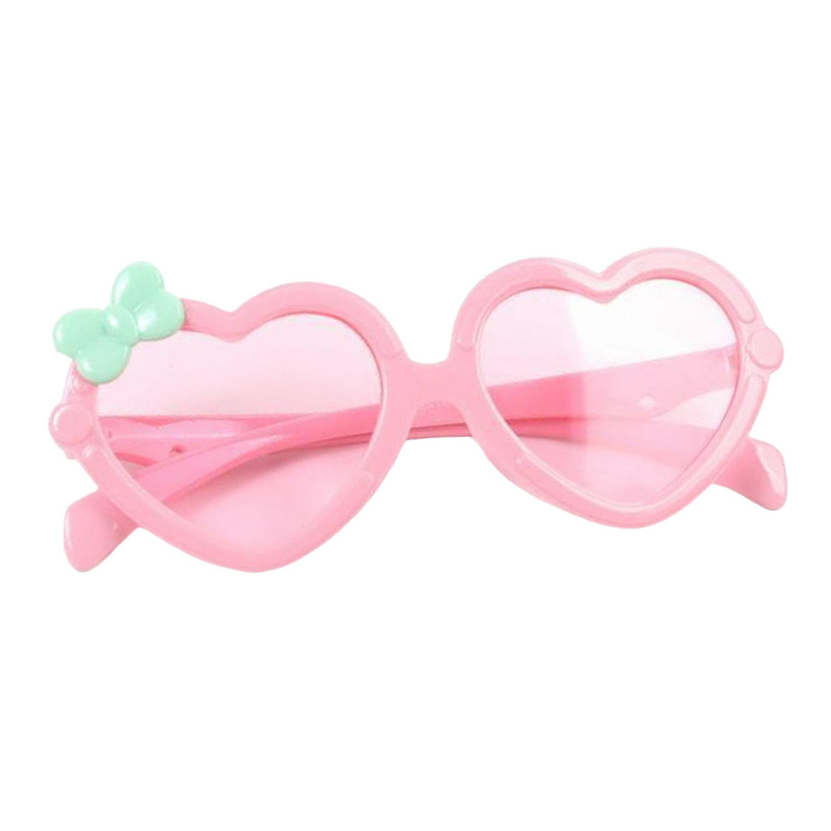 Maxbell Cool Heart Sunglasses Women Outdoor Small Ladies protection  All Pink