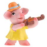 Max Miniature Dollhouse Bonsai Craft Garden Landscape Resin Pig Decor Play the Violin Pig
