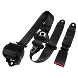 Maxbell 3 Point Car Seat Belt Buggies Pickup Safety Accessories UTV Car Fixing Strap black