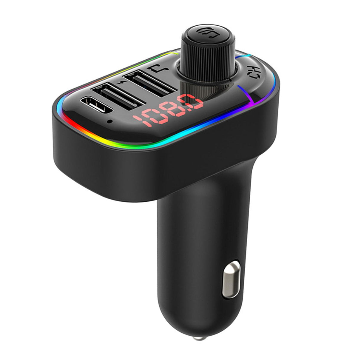 Maxbell Car Charger Adapter FM Transmitter with Digital Display