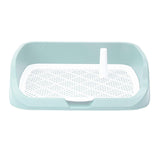 Maxbell Portable Dog Toilet Puppy Potty Tray Mesh Grids Indoor Puppy Pee Tray Bedpan Green