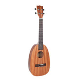 Max Maxb 26inch Sapele Wood Ukulele Mini Ukulele for Beginner Kids Pineapple Shape