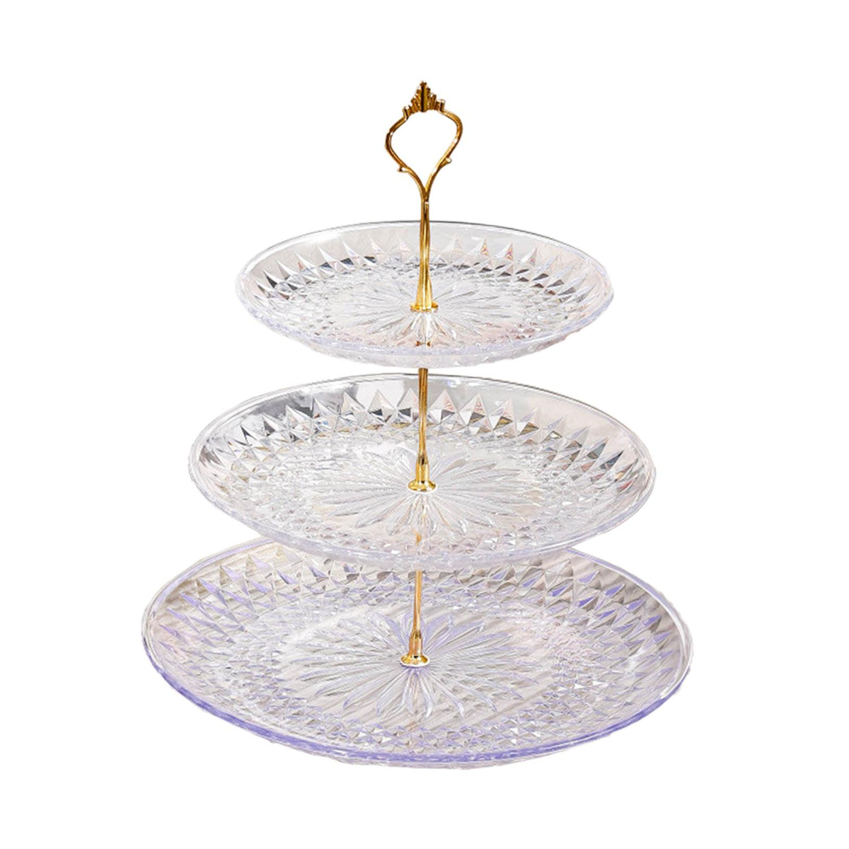 Maxbell Modern Serving Tray Snack Plate Round Platter Fruit Plate for Birthday Party