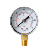 Max Pressure 0-30PSI 0-2Bar Dial Pneumatic Hydraulic Air Pressure Gauge