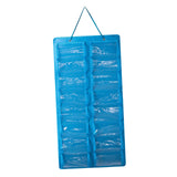 Maxbell Felt Wall Mounted Sunglasses Organizer Soft Display Sturdy for Door Closet Blue