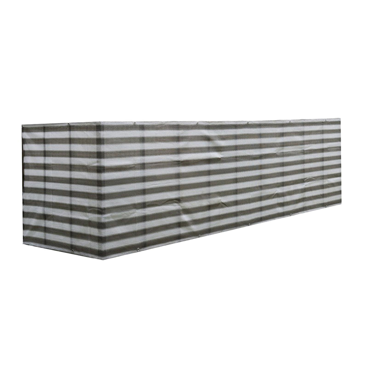 Maxbell Commercial Fence Privacy Screen Windproof Cooling for Balcony Patio Pool stripe