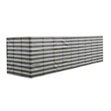 Maxbell Commercial Fence Privacy Screen Windproof Cooling for Balcony Patio Pool stripe