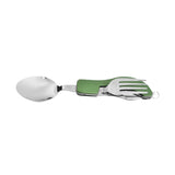 Maxbell Camping Utensil Camping Dinnerware Multi Tool for Backpacking Cooking Picnic green