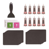 Maxbell Trampoline Patch Kit Replacement Waterproof Big Holes Trampoline Accessories Rectangular  10 Patches