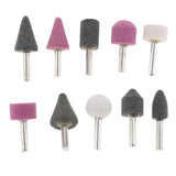 Max Maxb 10x 6mm Cylindrical Electric Nail Drill Bits Polishing Grinding Head ZP-1001