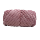 Maxbell 1kg Velvet Chunky Yarn Arm Knitting Rug Making Hand Knit Pet Bed Crocheting Bean paste