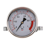 Max 100mm Stainless Steel Liquid Oil Filled Pressure Gauge 0-1MPa