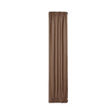 Max Sliding Glass Window Door Curtain Blackout Panel Rod Pocket Coffee