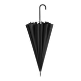 Maxbell Long Handle Umbrella Rain Umbrellas Travel Umbrella Lightweight for Climbing Black