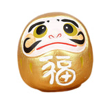 Maxbell Maxbell Daruma Doll Statue Craft Decorative for Table Bookshelf Decor Orange