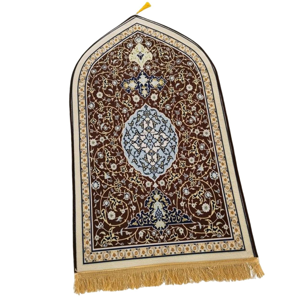 Maxbell Flannel Prayer Rug Floor Carpet for Living Room Travel for Men and Women