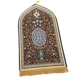 Maxbell Flannel Prayer Rug Floor Carpet for Living Room Travel for Men and Women