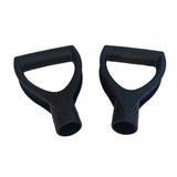 Maxbell 2pcs Plastic Replacement Snow Shovel D Grip Handle for Spades,Forks,Shovels