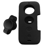 Max Soft Silicone Sports Camera Protective Case Cover for Insta360 One X Black