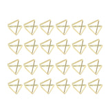 Maxbell 24x Place Card Holder for Desk Display Card Name Stand Wedding Food Signs Gold