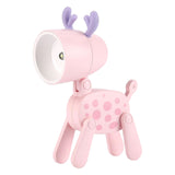 Maxbell Nursery Night Light Bedside Lamp Cartoon for Tabletop Adults Home Decoration Pink